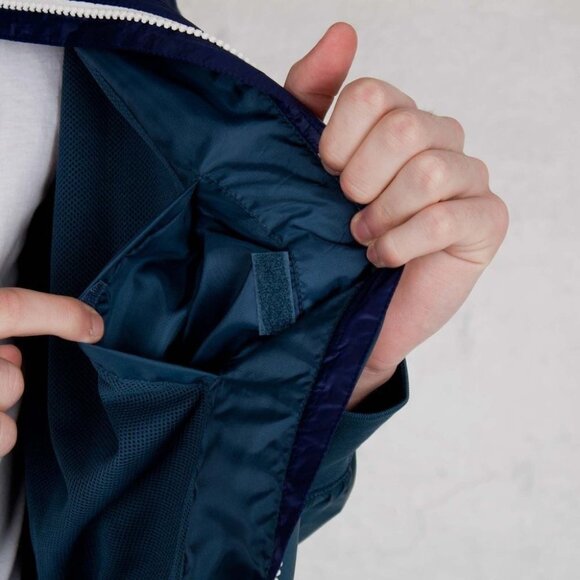 Nike Men's teal The Windrunner lightweight jacket in Squadron Blue / Sail size L - Picture 5 of 16